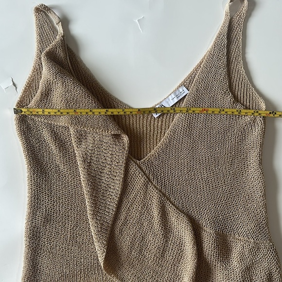 Zara Knit Sweater Ruffle Tank Small - Picture 5 of 7